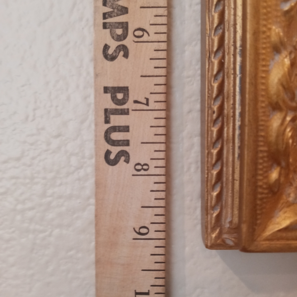 ⚜️ Thomas Kincaid AT THE GATE Gicleé Oil Painting Framed on Canvas  11"×… - Picture 3 of 14